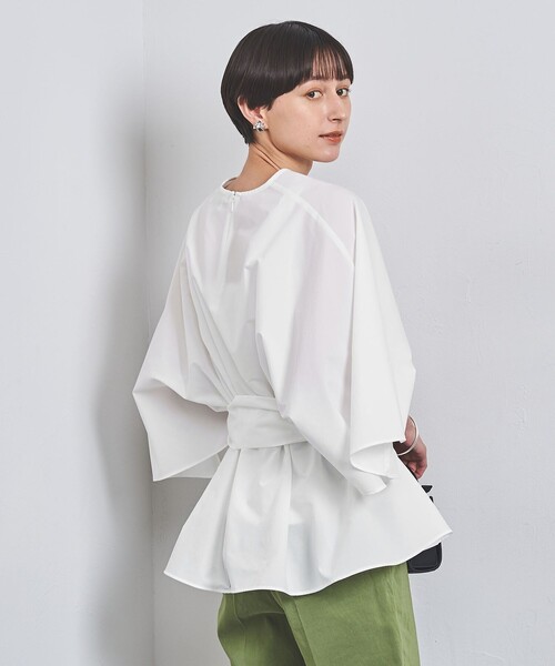UNITED ARROWS（ユナイテッドアローズ）の「リボン Vネック ブラウス