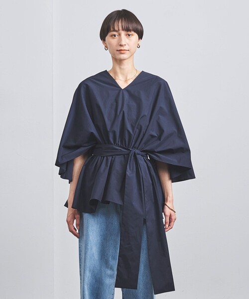UNITED ARROWS（ユナイテッドアローズ）の「リボン Vネック ブラウス