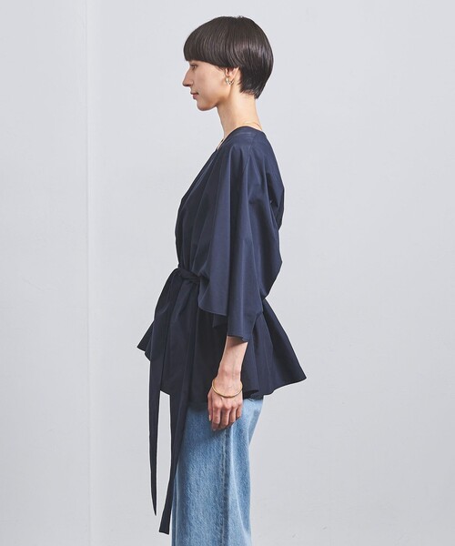 UNITED ARROWS（ユナイテッドアローズ）の「リボン Vネック ブラウス 