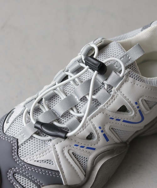 nomnom（ノムノム）の「【nomnom】厚底グレードロストスニーカー（スニーカー・レディース・グレー・24.5cm/24.0cm/23.5cm/23.0cm）」の17枚目の写真