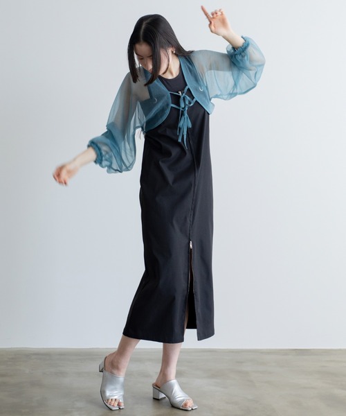 VACANCY（ヴァカンシー）の「2wayシアーボレロカーディガン