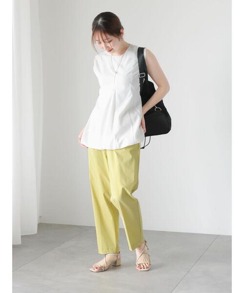 Te chichi TERRASSE（テチチテラス）の「ノースリーブバルーンブラウス（シャツ/ブラウス・レディース・オフホワイト/ブルー/ブラック・F）」の9枚目の写真