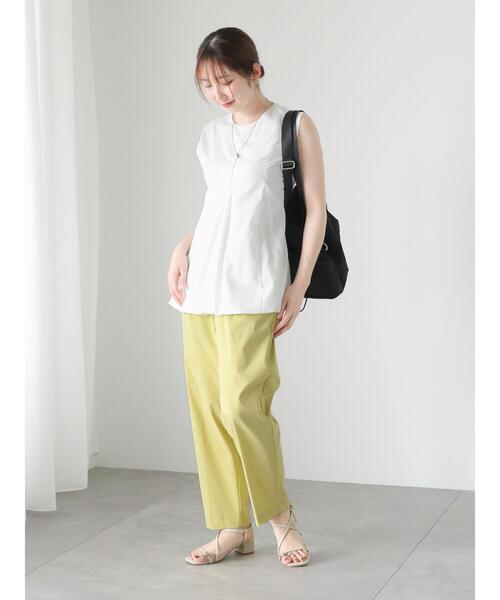 Te chichi TERRASSE（テチチテラス）の「ノースリーブバルーンブラウス（シャツ/ブラウス・レディース・オフホワイト/ブルー/ブラック・F）」の8枚目の写真