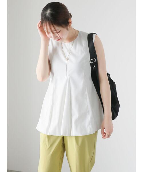 Te chichi TERRASSE（テチチテラス）の「ノースリーブバルーンブラウス（シャツ/ブラウス・レディース・オフホワイト/ブルー/ブラック・F）」の7枚目の写真