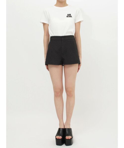GYDA(ジェイダ)の「【SETUP着用可】ジャカードシンプルショートパンツ(その他パンツ・レディース・オフホワイト/ブラック・FREE)」の9枚目の写真