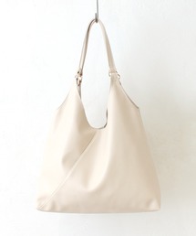 【SETUP7】PUレザー Vカットトートバック A4収納 SNBD