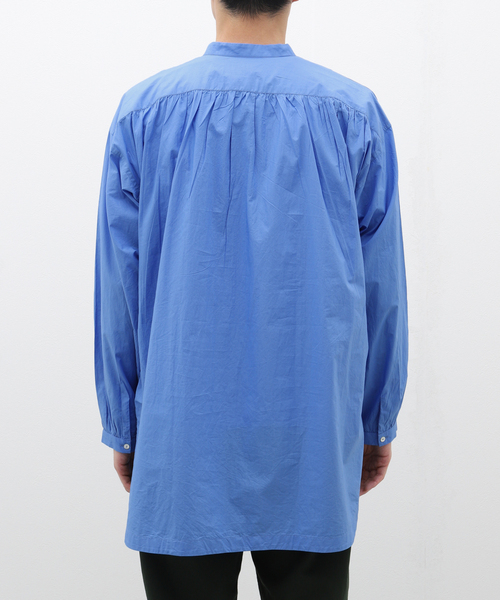 EDIFICE（エディフィス）の「india made ポプリン チュニック シャツ（シャツ/ブラウス・メンズ・ブラック/サックスブルー/ホワイト・LARGE/MEDIUM）」の12枚目の写真