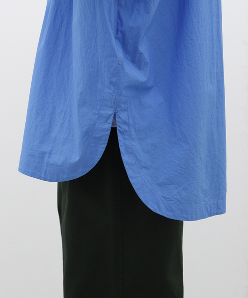 EDIFICE（エディフィス）の「india made ポプリン チュニック シャツ（シャツ/ブラウス・メンズ・ブラック/サックスブルー/ホワイト・LARGE/MEDIUM）」の19枚目の写真