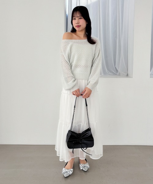 リボンショルダーBAG 129447（ショルダーバッグ）｜Heather