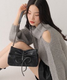 Heather（ヘザー）の「リボンショルダーBAG　129447（ショルダーバッグ）」