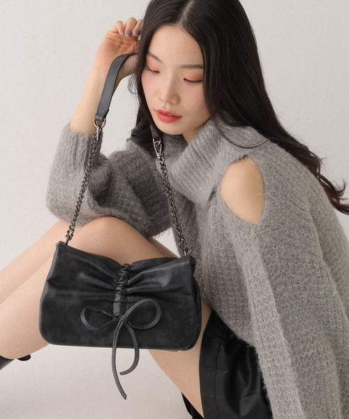 【相場最安値】高騰大人気シュリンク付きbox14箱セットA セール】リボンショルダーBAG 129447（ショルダーバッグ）｜Heather