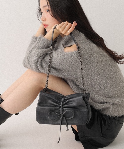 リボンショルダーBAG 129447（ショルダーバッグ）｜Heather（ヘザー