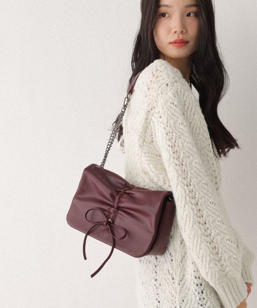 あっく様　20枚 リボンショルダーBAG 129447（ショルダーバッグ）｜Heather（ヘザー