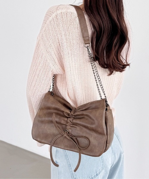 リボンショルダーBAG 129447（ショルダーバッグ）｜Heather（ヘザー
