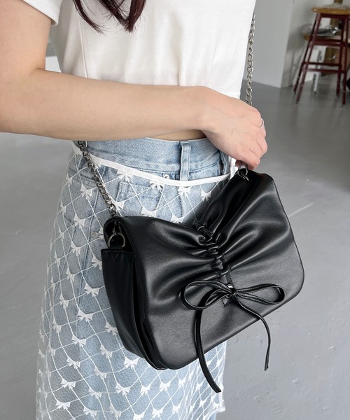 リボンショルダーBAG 129447（ショルダーバッグ）｜Heather（ヘザー