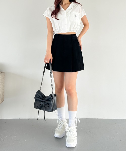 Heather（ヘザー）の「リボンショルダーBAG　129447（ショルダーバッグ・レディース・チャコールグレー/ブラウン/ブラック/レッド/ベージュ/ボルドー・ONE SIZE）」の22枚目の写真