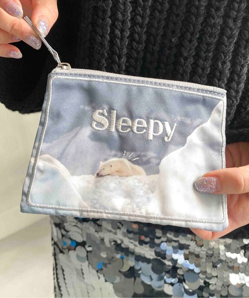 Casselini（キャセリーニ）の「Casselini(キャセリーニ)ドゥードゥルフォトポーチ（ポーチ・レディース・ピンク/ブラック/ブルー・FREE）」の3枚目の写真