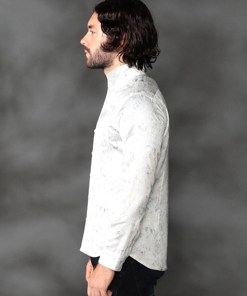 【セール】アイビージャカードパイソンプリントシャツ（シャツ/ブラウス）｜HIDEAWAYS NICOLE（ハイダウェイニコル）