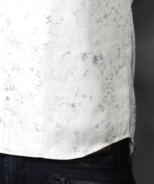 【セール】アイビージャカードパイソンプリントシャツ（シャツ/ブラウス）｜HIDEAWAYS NICOLE（ハイダウェイニコル）