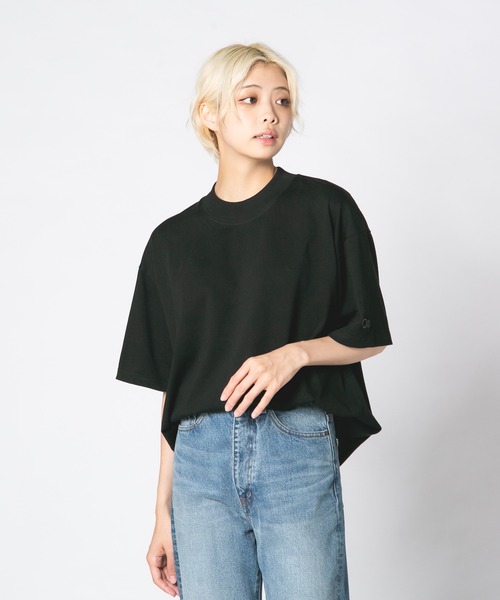 OUTDOOR EXCHANGE(アウトドアエクスチェンジ)の「【OUTDOOR EXCHANGE/アウトドアエクスチェンジ】リラックスフィット モックネックT UVカット(Tシャツ/カットソー・メンズ・ホワイト/ブラック・MEDIUM/LARGE)」の19枚目の写真