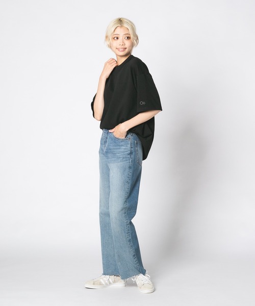 OUTDOOR EXCHANGE(アウトドアエクスチェンジ)の「【OUTDOOR EXCHANGE/アウトドアエクスチェンジ】リラックスフィット モックネックT UVカット(Tシャツ/カットソー・メンズ・ホワイト/ブラック・MEDIUM/LARGE)」の21枚目の写真