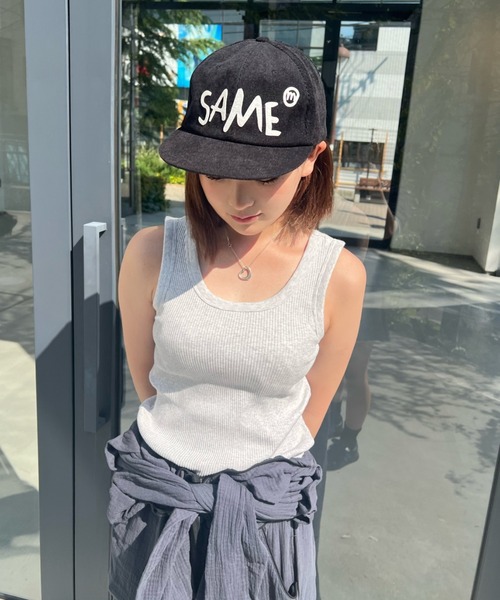 shesame(シーセム)の「same logo cap(キャップ・レディース・ネイビー/ブラック・フリー)」の1枚目の写真