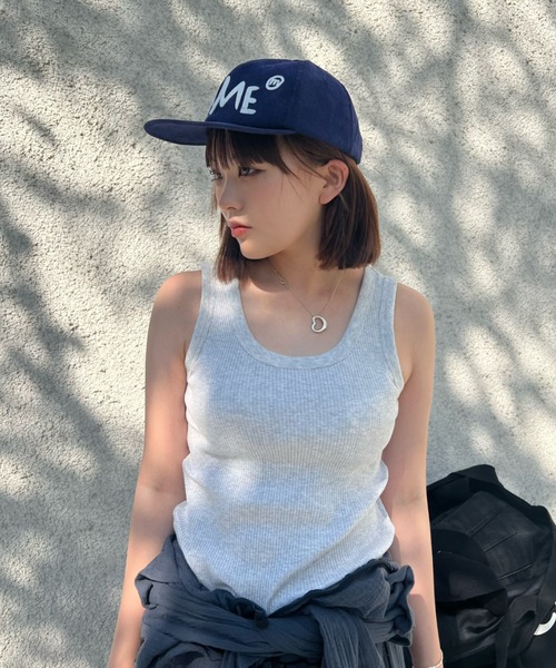 shesame(シーセム)の「same logo cap(キャップ・レディース・ネイビー/ブラック・フリー)」の3枚目の写真