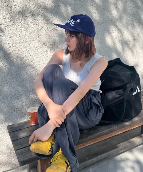 shesame(シーセム)の「same logo cap(キャップ・レディース・ネイビー/ブラック・フリー)」の4枚目の写真