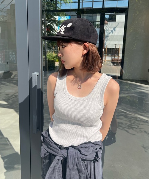 shesame(シーセム)の「same logo cap(キャップ・レディース・ネイビー/ブラック・フリー)」の6枚目の写真