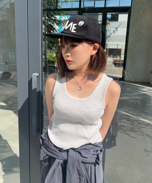 shesame(シーセム)の「same logo cap(キャップ・レディース・ネイビー/ブラック・フリー)」の7枚目の写真