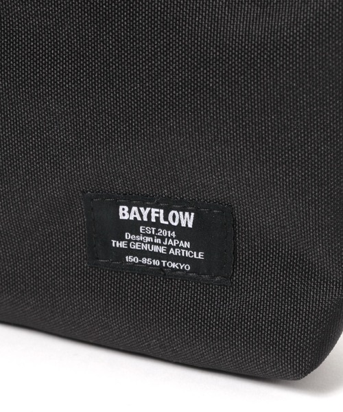 BAYFLOW（ベイフロー）の「フロント2ポケットサコッシュ（ショルダーバッグ・メンズ・ブラック/オレンジ/カーキ・FREE）」の22枚目の写真