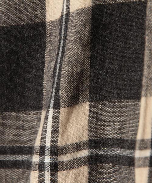 coen(コーエン)の「【coen kids】ウィンターリネンチェックシャツ(100~150cm)(シャツ/ブラウス・キッズ・ブラック/コバルトブルー/ケリー・100/110/120/130/150/140)」の12枚目の写真