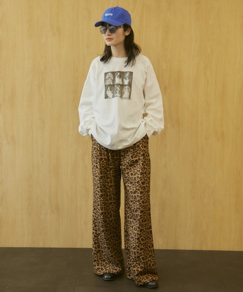 MERLOT（メルロー）の「【動画あり】【ウエストゴム】アニマルプリントイージーロングパンツ（その他パンツ・レディース・ブラウン/アイボリー/その他1・FREE）」の15枚目の写真