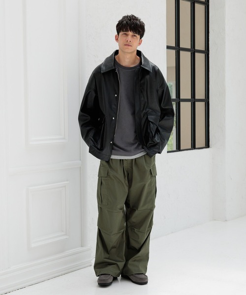 セール】PUレザーブルゾン / 140409（ブルゾン）｜LAKOLE（ラコレ）の