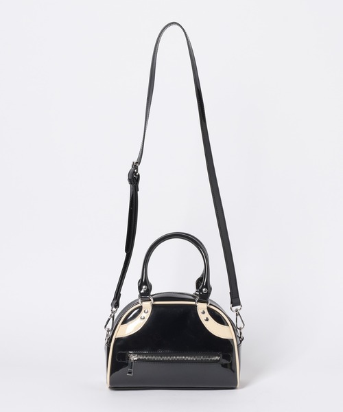 PAGEBOY(ページボーイ)の「レトロボストンBAG(ショルダーバッグ・レディース・シルバー/ブラック・FREE)」の3枚目の写真