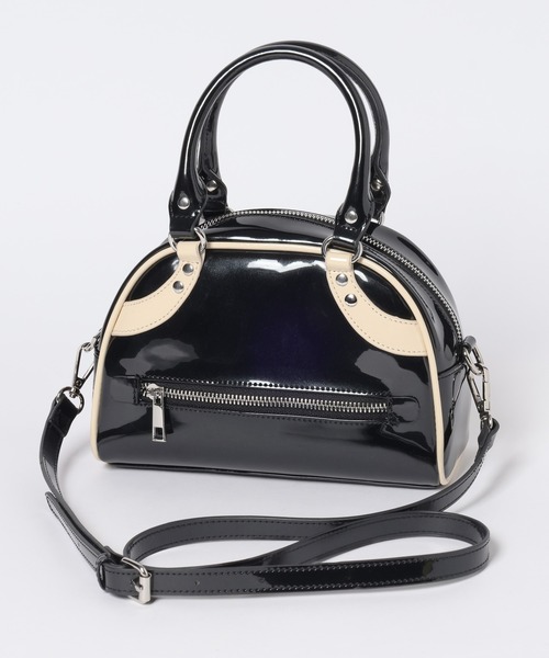 PAGEBOY(ページボーイ)の「レトロボストンBAG(ショルダーバッグ・レディース・シルバー/ブラック・FREE)」の19枚目の写真