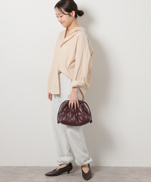 JOURNAL STANDARD relume(ジャーナルスタンダード レリューム)の「RELUME キルティングバッグ(ショルダーバッグ・レディース・ボルドー/アイボリー/ブラック・FREE)」の12枚目の写真