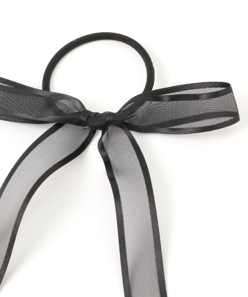 niko and...（ニコアンド）の「リボンヘアゴム（ヘアゴム・レディース・ブラック/グリーン/ベージュ・0）」の4枚目の写真