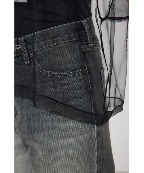 RODEO CROWNS WIDE BOWL（ロデオクラウンズワイドボウル）の「ミリタリーナンバリングシアートップス（その他トップス・レディース・オフホワイト/マジェンタ/ブラック・FREE）」の19枚目の写真