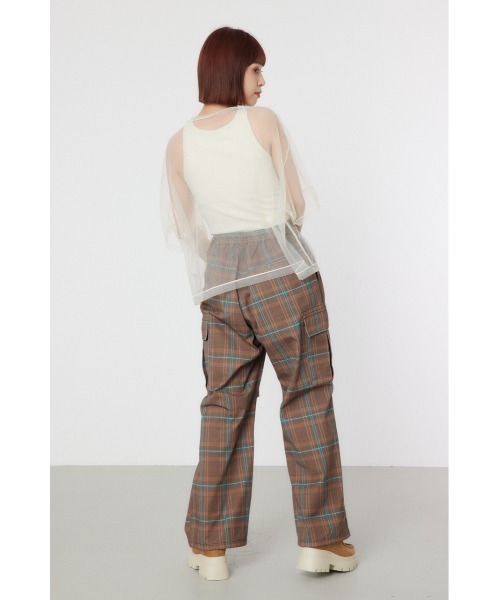 RODEO CROWNS WIDE BOWL（ロデオクラウンズワイドボウル）の「ミリタリーナンバリングシアートップス（その他トップス・レディース・オフホワイト/マジェンタ/ブラック・FREE）」の9枚目の写真