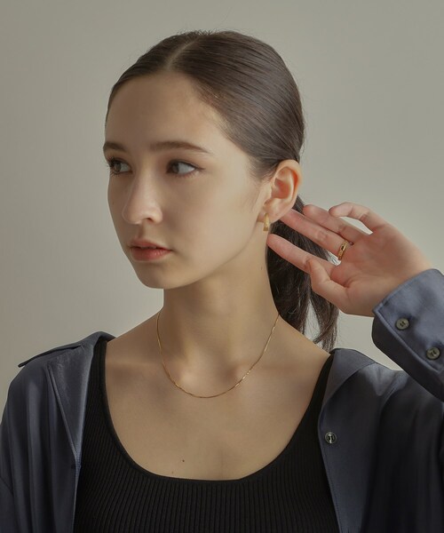 COCOSHNIK（ココシュニック）の「◆K18コンパクトチェーン ネックレス太40cm（ネックレス・レディース・イエローゴールド・40）」の8枚目の写真