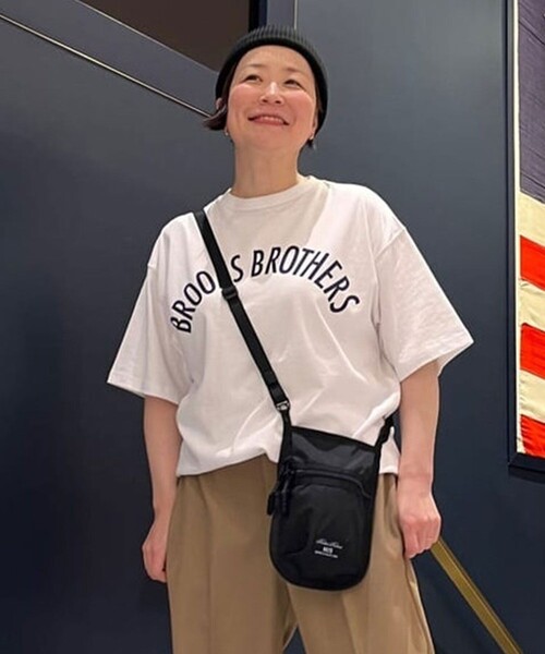 ◆オンラインストア限定◆FW24 LOGO Series コットンジャージー アーチロゴプリント Tシャツ（Tシャツ/カットソー）｜BROOKS BROTHERS（ブルックスブラザーズ）