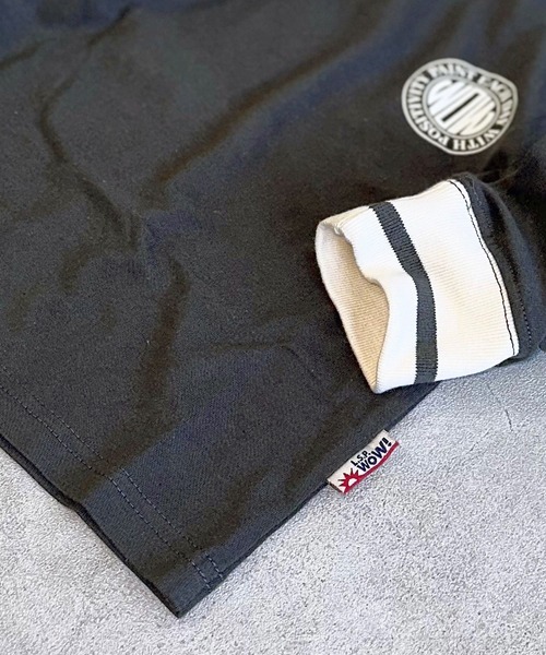 LSP WOW（エルエスピーワオ）の「【LSP WOW!】ラインボーダーリブロンT（Tシャツ/カットソー・キッズ・ホワイト/グリーン/ピンク/チャコール/ネイビー・80/90/100/110/120/130/140/150）」の22枚目の写真