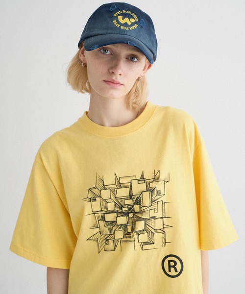 WISH FOR EVER(ウィッシュフォーエバー)の「VINTAGE DESIGN DAMAGE CAP/ヴィンテージデザインダメージキャップ(キャップ・メンズ・ピンク/ネイビー/ブラック・FREE)」の18枚目の写真