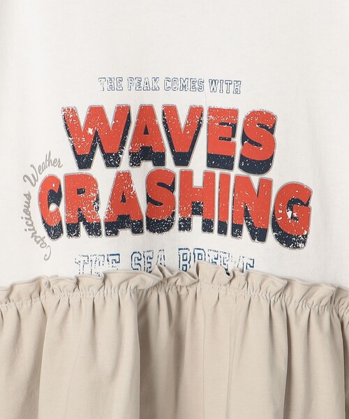 coen（コーエン）の「フハクドッキングロゴプリントロングスリーブTシャツ（Tシャツ/カットソー・レディース・ライトグレー/ダークグレー/コバルトブルー/オフホワイト・M/L）」の20枚目の写真