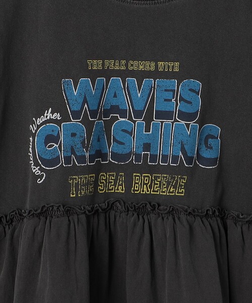 coen（コーエン）の「フハクドッキングロゴプリントロングスリーブTシャツ（Tシャツ/カットソー・レディース・ライトグレー/ダークグレー/コバルトブルー/オフホワイト・M/L）」の21枚目の写真