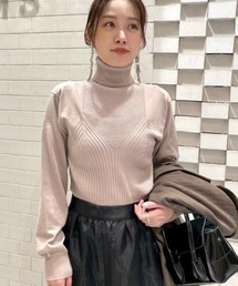 CAROLINA GLASER ドットチュールニット CAROLINA GLASER（カロリナ グレイサー）の「CAROLINA GLASER
