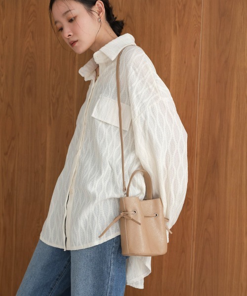 Bab（バブ）の「サイドリボン2WAYバッグ（ショルダーバッグ・レディース・ブラウン/ベージュ/ブラック・ONESIZE）」の9枚目の写真