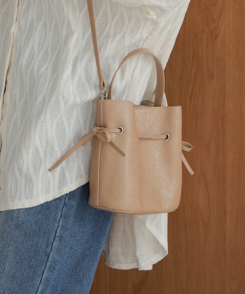 Bab（バブ）の「サイドリボン2WAYバッグ（ショルダーバッグ・レディース・ブラウン/ベージュ/ブラック・ONESIZE）」の10枚目の写真