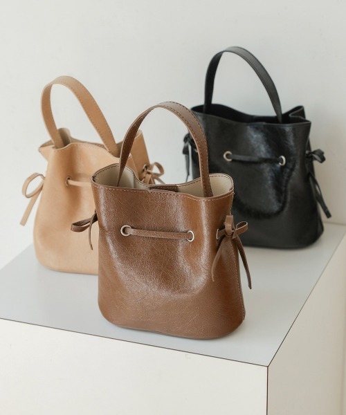 Bab（バブ）の「サイドリボン2WAYバッグ（ショルダーバッグ・レディース・ブラウン/ベージュ/ブラック・ONESIZE）」の16枚目の写真